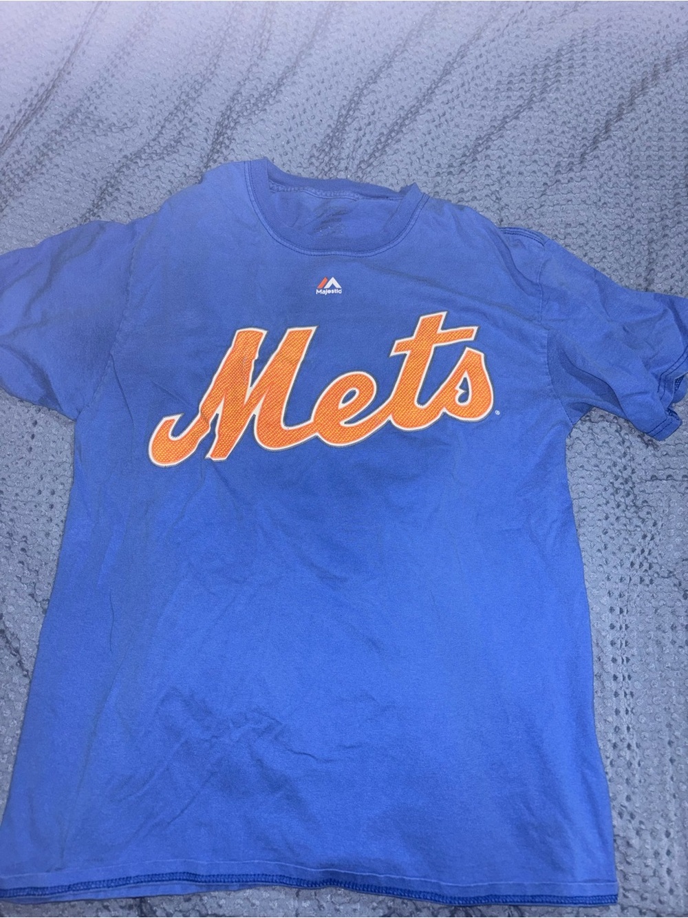 Majestic Blue Mets Shirt - DeGrom